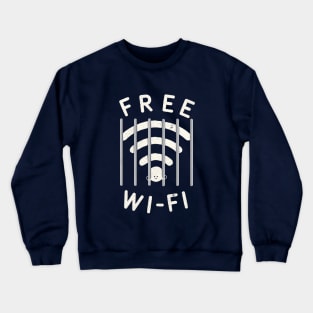 Free Wi-Fi Crewneck Sweatshirt